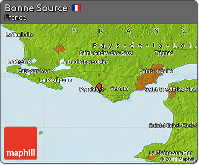 Physical Map of Bonne Source