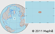 Gray Location Map of the area around 47° 16' 15" N, 38° 10' 29" W