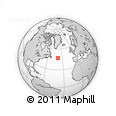 Outline Map of the Area around 47° 16' 15" N, 39° 1' 29" W, rectangular outline