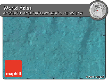Satellite Map of the Area around 47° 16' 15" N, 49° 13' 30" W