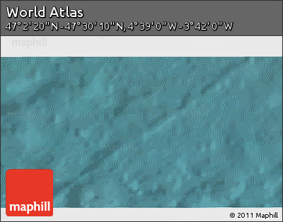 Satellite 3D Map of the Area around 47° 16' 15" N, 4° 10' 30" W