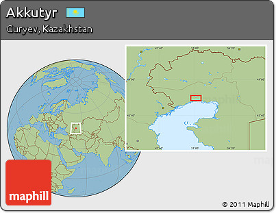 Savanna Style Location Map of Akkutyr