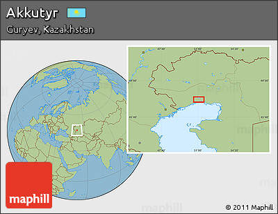 Savanna Style Location Map of Akkutyr