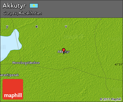 Physical Map of Akkutyr