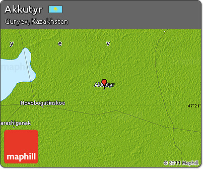 Physical Map of Akkutyr