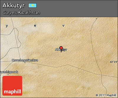 Satellite Map of Akkutyr