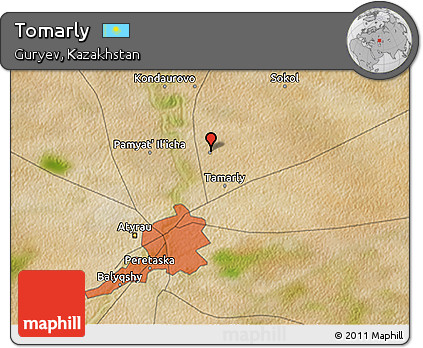 Satellite 3D Map of Tomarly