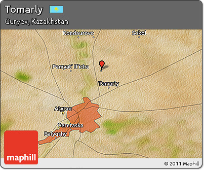 Satellite 3D Map of Tomarly