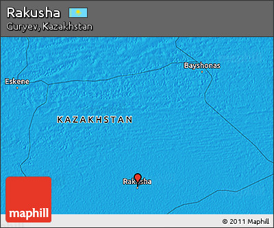 Political 3D Map of Rakusha