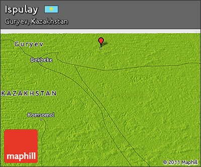 Physical 3D Map of Ispulay