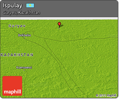Physical 3D Map of Ispulay