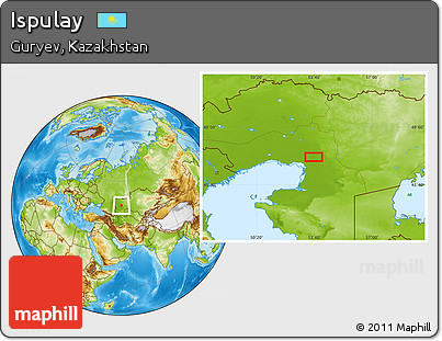 Physical Location Map of Ispulay