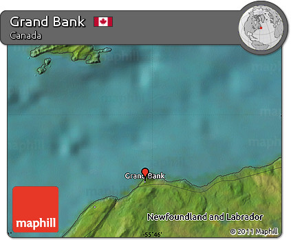 Satellite Map of Grand Bank