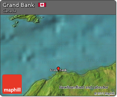 Satellite Map of Grand Bank