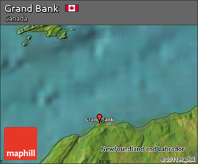 Satellite Map of Grand Bank