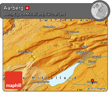 Political Map of Aarberg