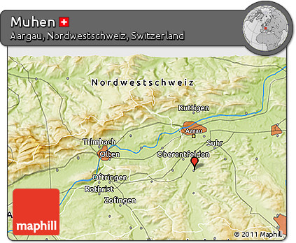 Physical 3D Map of Muhen