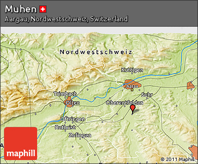 Physical 3D Map of Muhen