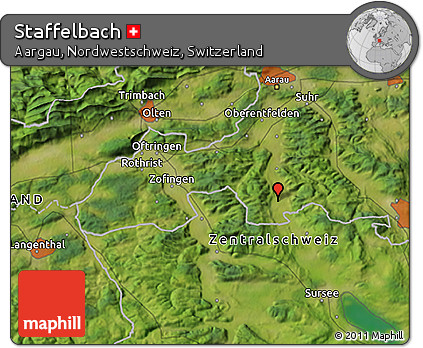 Satellite 3D Map of Staffelbach