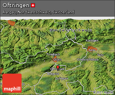 Satellite 3D Map of Oftringen