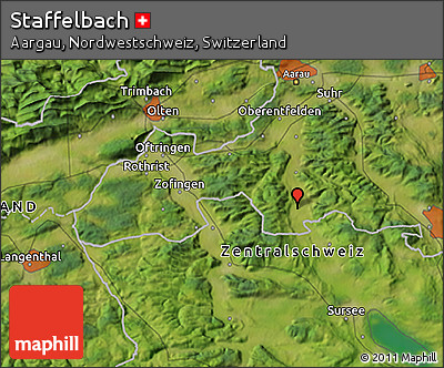 Satellite 3D Map of Staffelbach