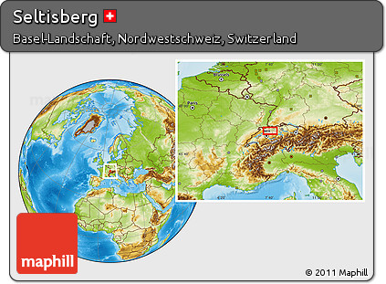 Physical Location Map of Seltisberg