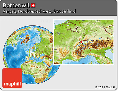 Physical Location Map of Bottenwil