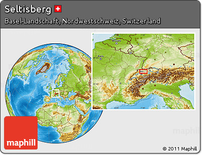 Physical Location Map of Seltisberg