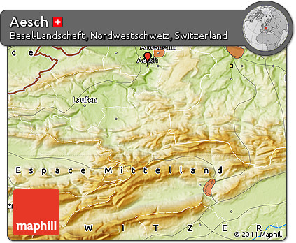 Physical Map of Aesch