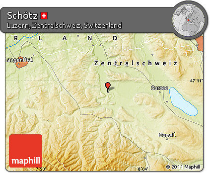 Physical Map of Schötz