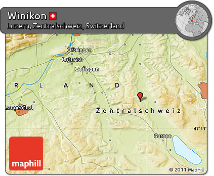 Physical Map of Winikon