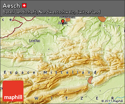 Physical Map of Aesch