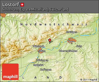 Physical Map of Lostorf
