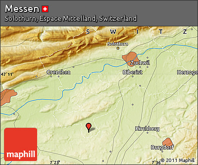 Physical Map of Messen