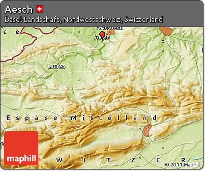 Physical Map of Aesch
