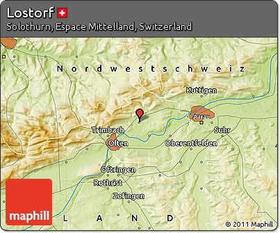 Physical Map of Lostorf