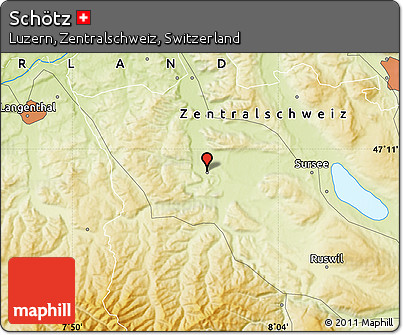 Physical Map of Schötz