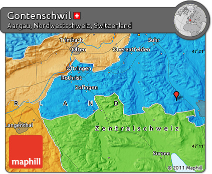 Political Map of Gontenschwil