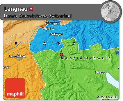 Political Map of Langnau