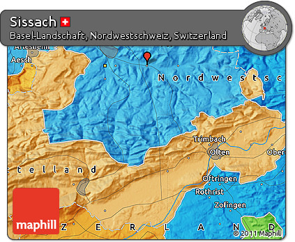 Political Map of Sissach