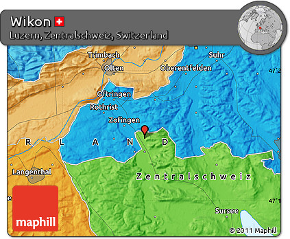 Political Map of Wikon