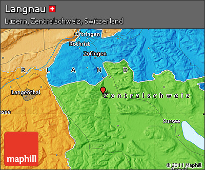 Political Map of Langnau