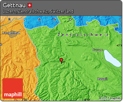 Political Map of Gettnau