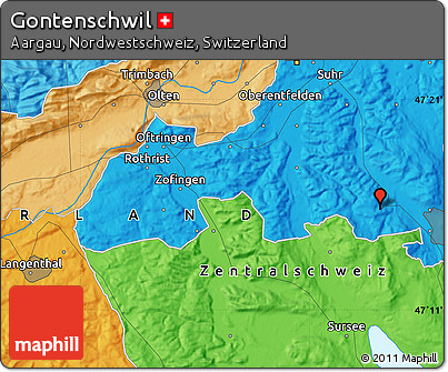 Political Map of Gontenschwil
