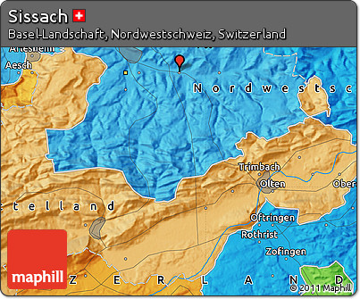 Political Map of Sissach