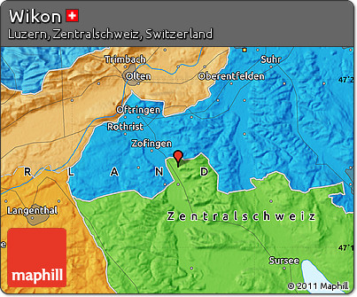 Political Map of Wikon