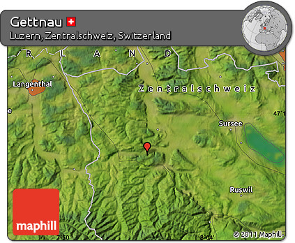 Satellite Map of Gettnau