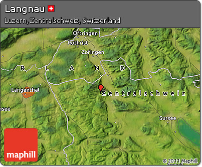 Satellite Map of Langnau