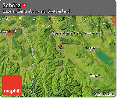 Satellite Map of Schötz