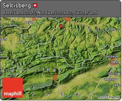 Satellite Map of Seltisberg